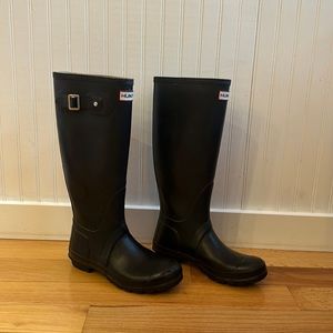 Hunter rain boots, used for in great condition
